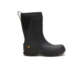 Caterpillar Rubber Boots South Africa Stormers 11" Steel Toe Work Boot Black - Cat Boots For Women - OK6812097